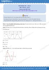 Đề thi học kì 1 Toán 12 Kết nối tri thức - Đề số 1